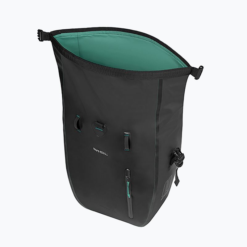 Kerékpártáska Basil Rivo L Single Bag MIK Hooks 31 l black 4