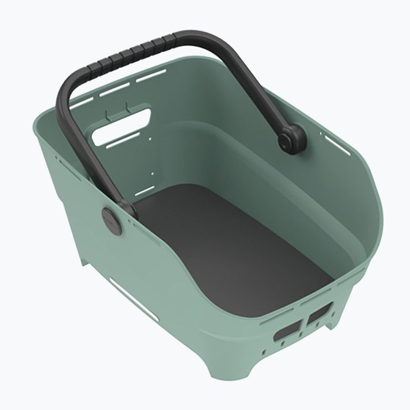 Hátsó kerékpár kosár Basil Cento Neo MIK silvergreen 2