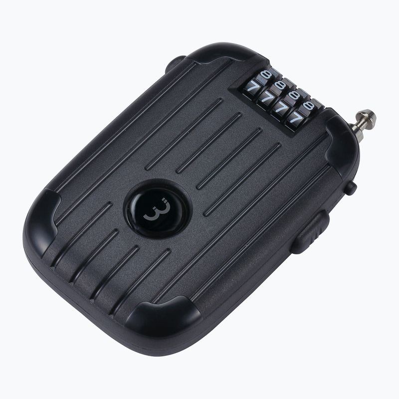BBB Cycling MiniCase XL fekete kerékpárzár 3