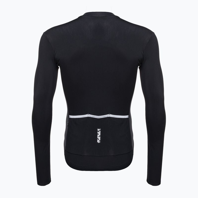 Férfi Shimano Vertex Thermal LS Jersey kerékpáros pulóver fekete PCWJSPWUE13ML0108 2