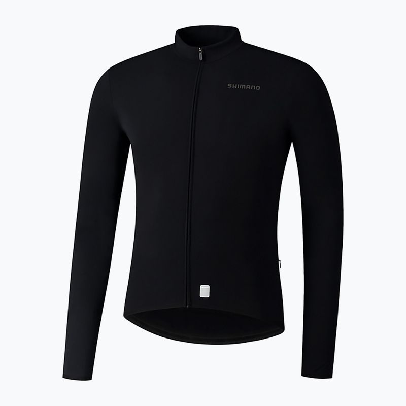 Férfi Shimano Vertex Thermal LS Jersey kerékpáros pulóver fekete PCWJSPWUE13ML0108 5