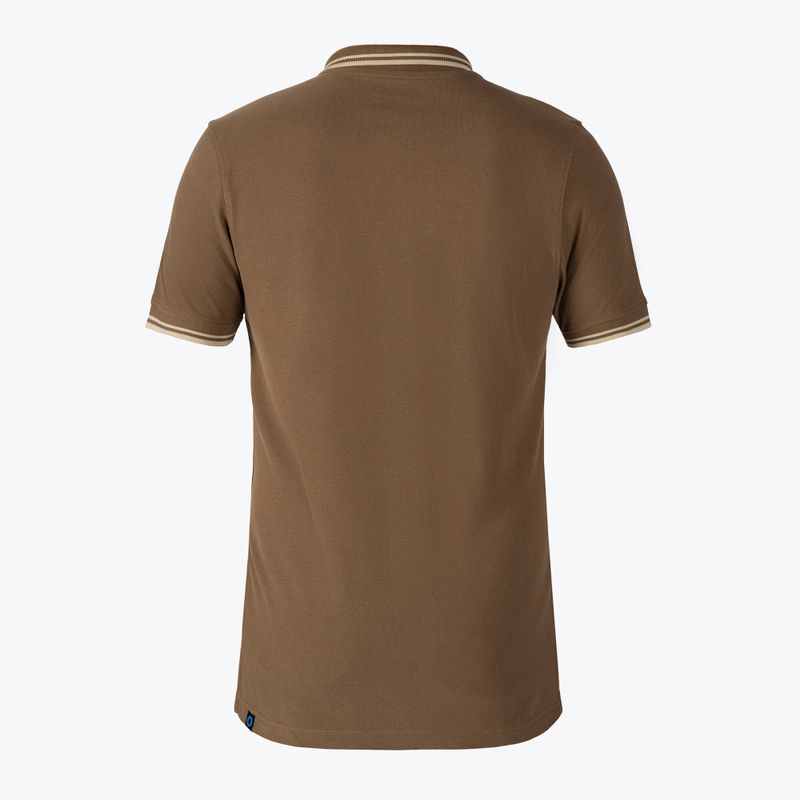 Shimano Tribal Tacnical barna polo póló SHTTW17M 2