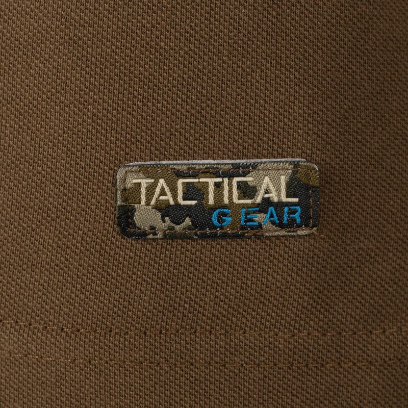 Shimano Tribal Tacnical barna polo póló SHTTW17M 4