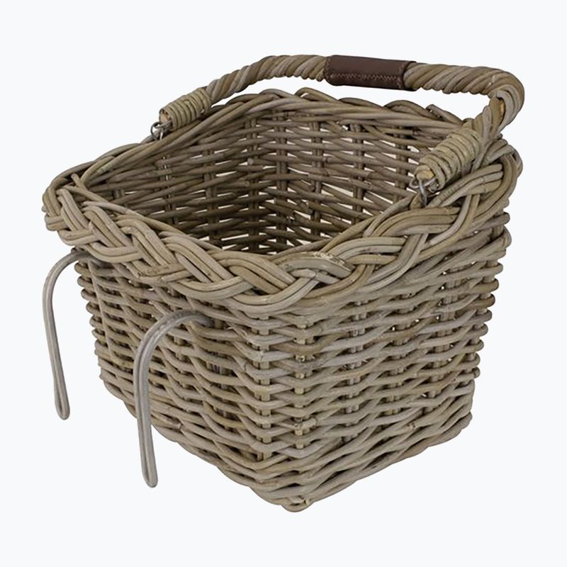 FastRider Elif Rattan első kerékpárkosár 16 l naturel