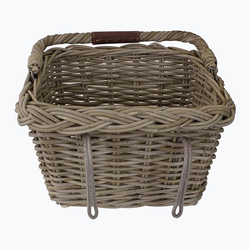 FastRider Elif Rattan első kerékpárkosár 16 l naturel 3