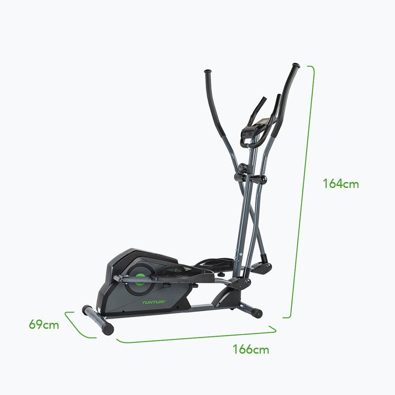 Elliptikus tréner Tunturi Crosstrainer Cardio Fit C30 black 9