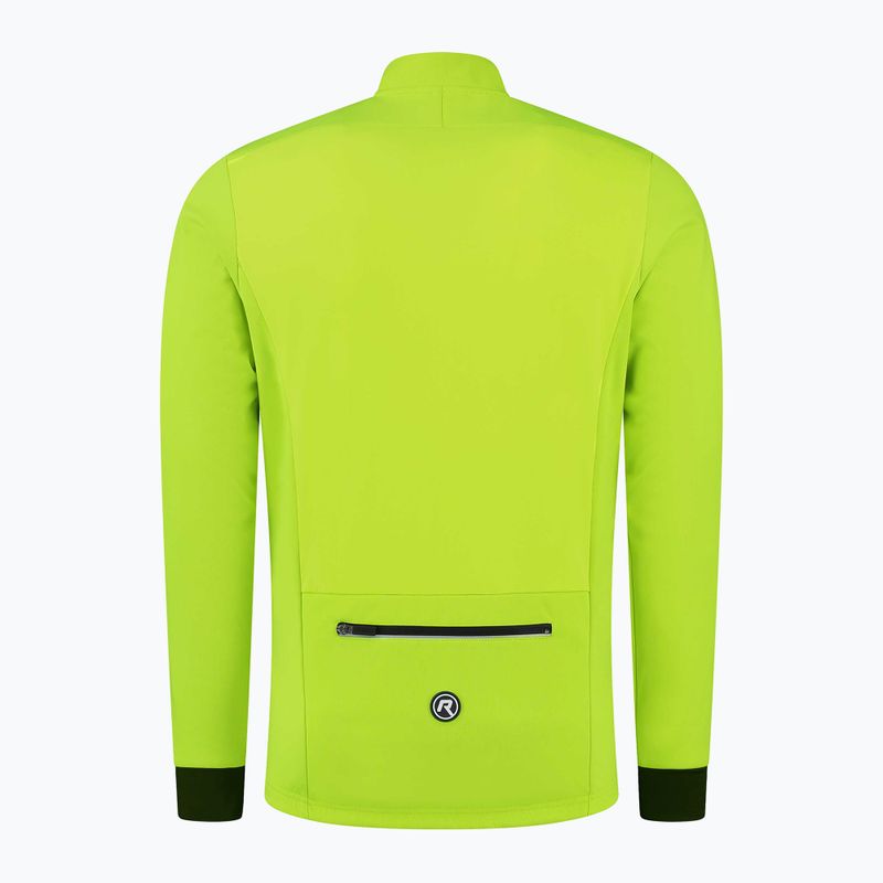 Férfi kerékpáros dzseki Rogelli Pesaro 2.0 fluorescent yellow/black 5