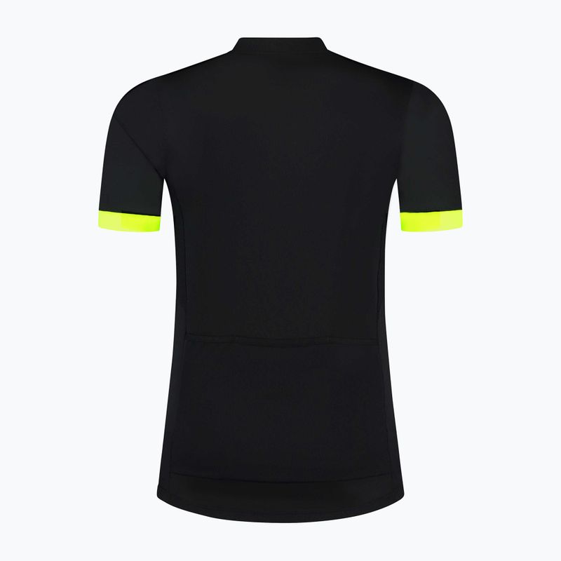 Férfi kerékpáros póló Rogelli Perugia 2.0 black/fluor 4