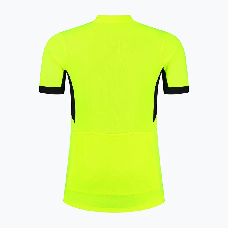 Férfi kerékpáros póló Rogelli Perugia 2.0 fluor/black 4