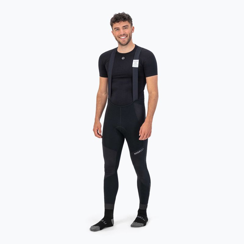 Férfi kerékpáros nadrág Rogelli Artico Bib Tight black 2