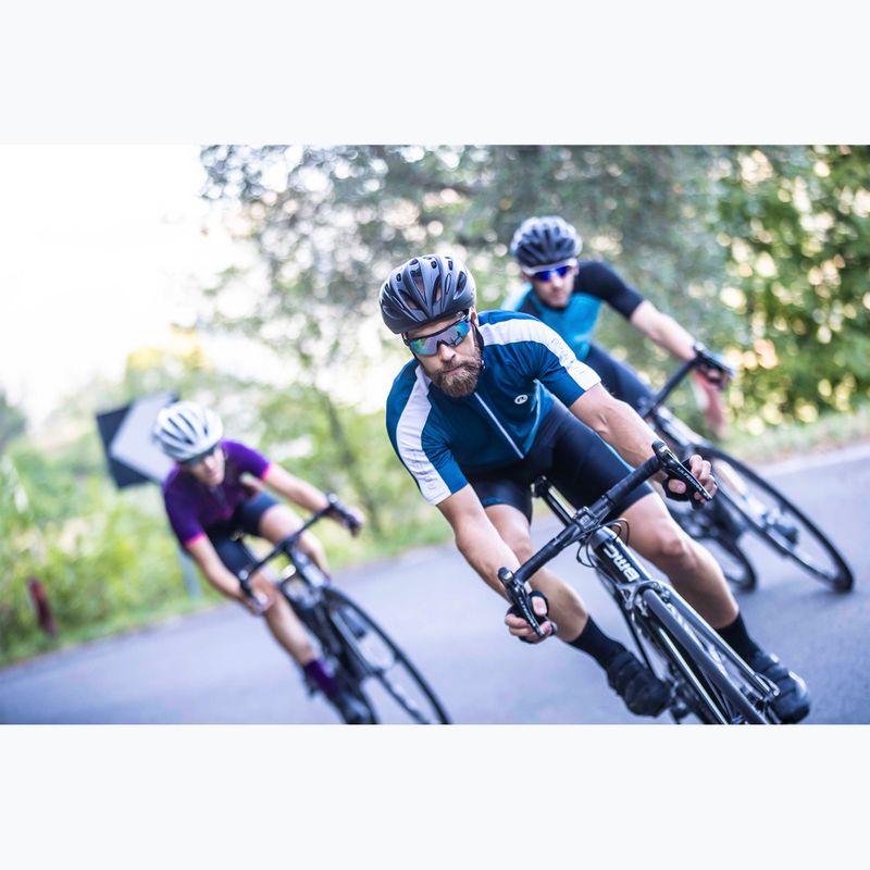 Férfi kerékpáros póló Rogelli Explore blue/white 8