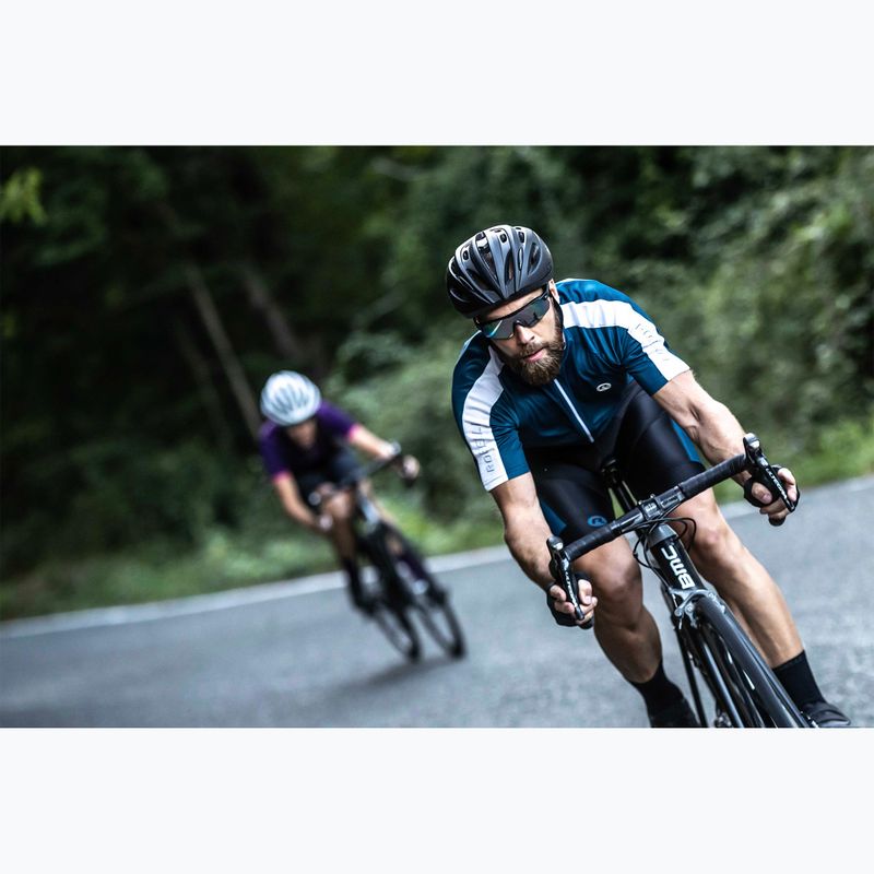 Férfi kerékpáros póló Rogelli Explore blue/white 9