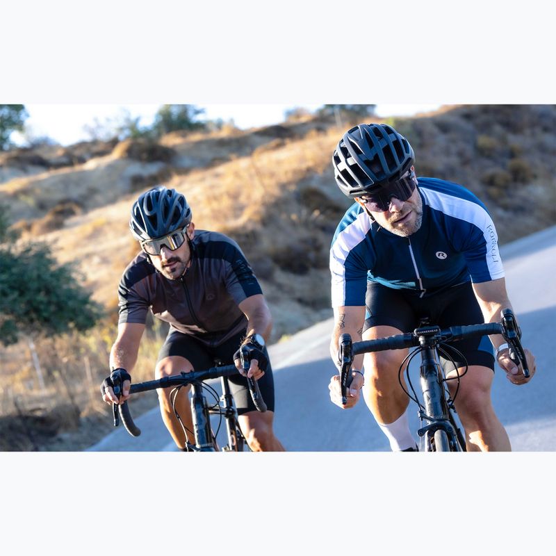 Férfi kerékpáros póló Rogelli Explore blue/white 10