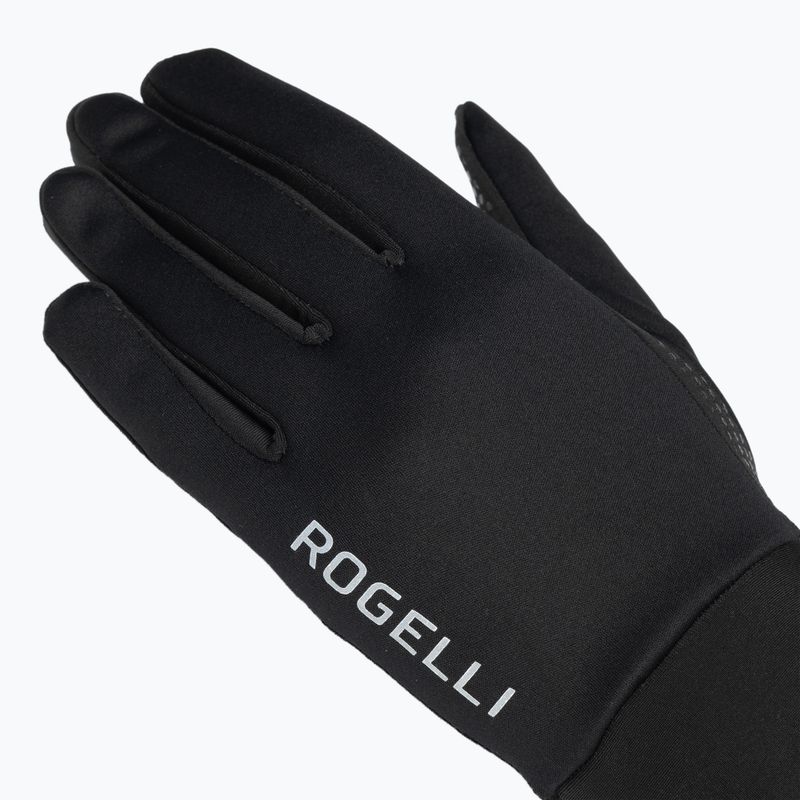 Női kerékpáros kesztyű Rogelli Laval Mid Season LW Windproof black 4