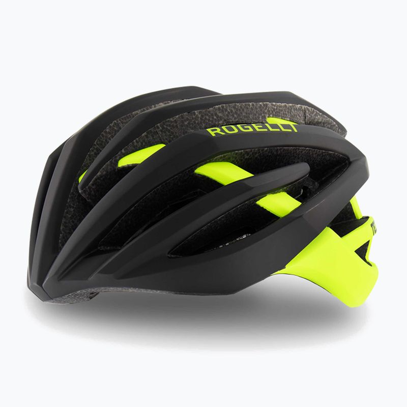 Kerékpáros sisak Rogelli Tecta black/fluor 6