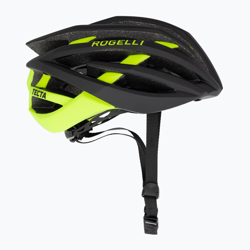 Kerékpáros sisak Rogelli Tecta black/fluor 4