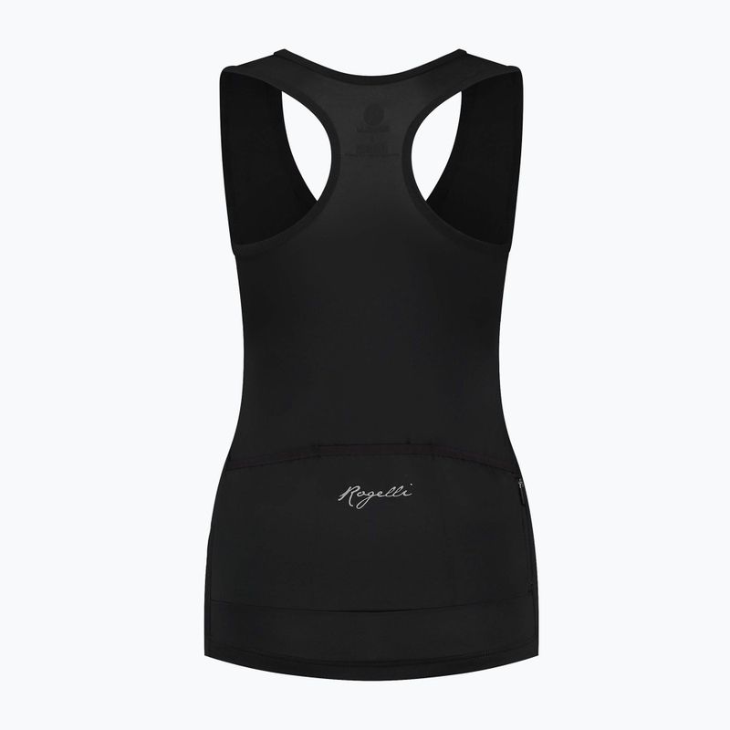 Női kerékpáros trikó Rogelli Abbey Tank Top black 4