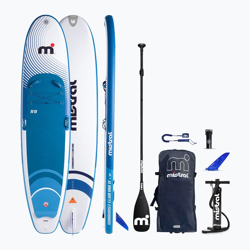SUP deszka Mistral Sunburst Club Air 11'0 blue/white
