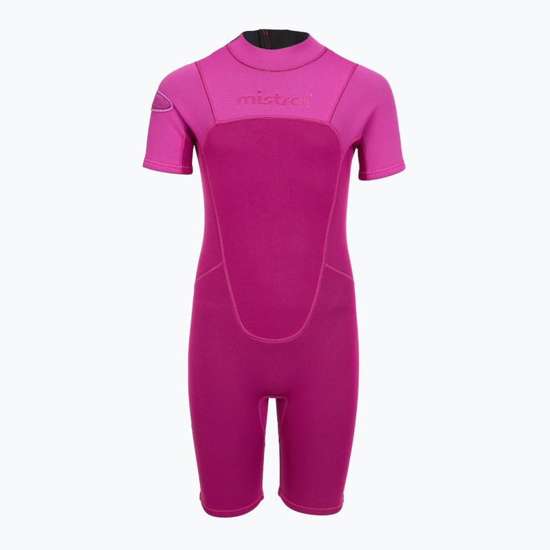 Gyerek úszóruha Mistral Breeze 76 2,5/2mm Kids Shorty pink 2