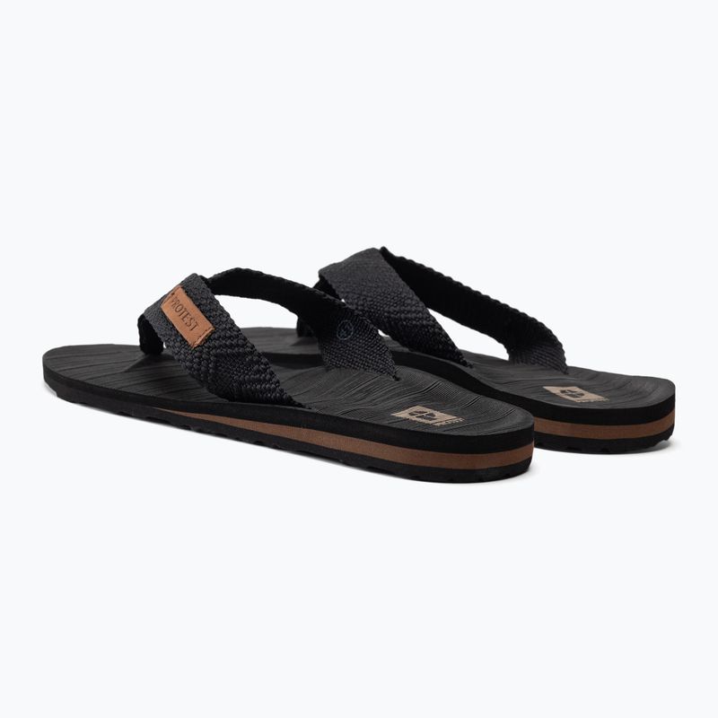 Férfi Protest Haiti fekete flip flop P5790300 3
