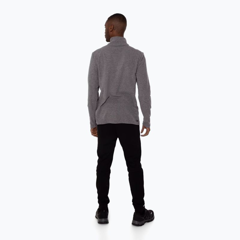 Férfi polár pulóver Protest Perfectym 1/4 Zip Active dark grey melee 3