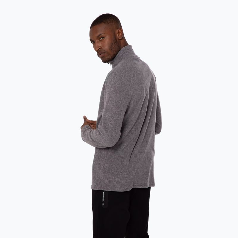 Férfi polár pulóver Protest Perfectym 1/4 Zip Active dark grey melee 5