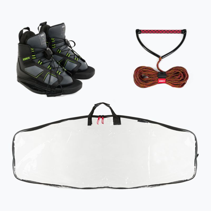 JOBE Wakeboard Kit Logo Wakeboard 138 és kötés egység szett fekete/piros 278822008 5