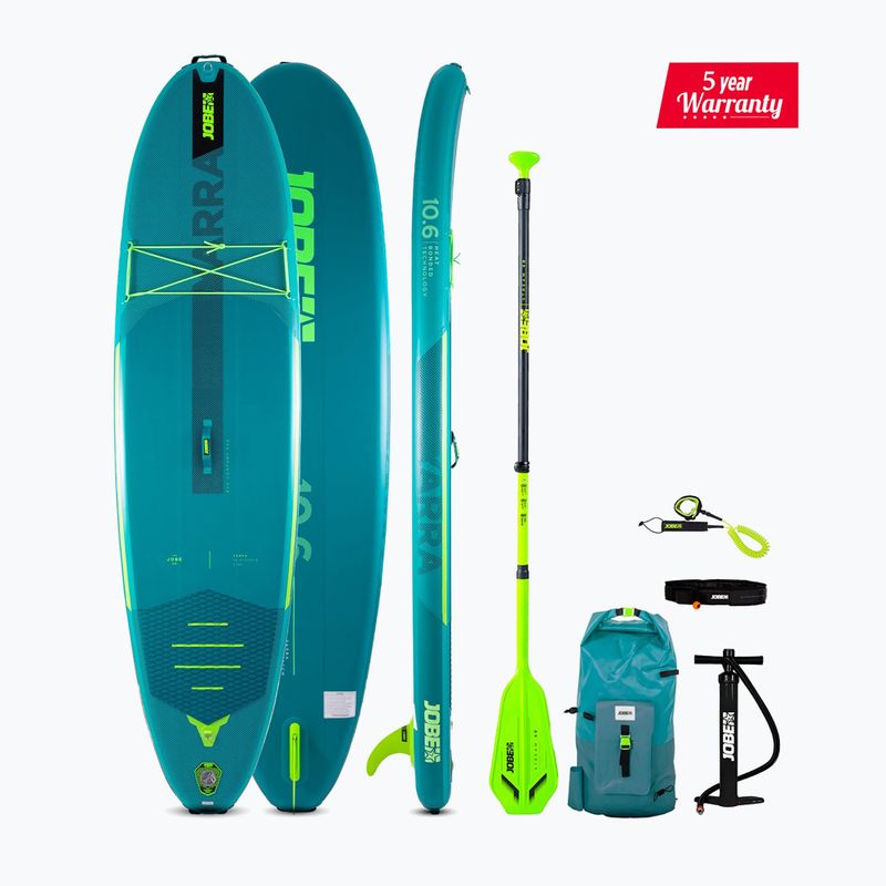 SUP deszka JOBE Yarra 10'6" csomag zöld 486423012