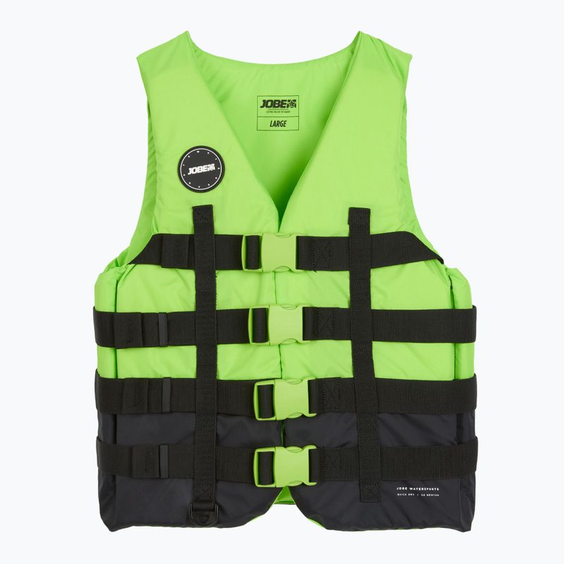 JOBE 4 csatos rögzítő mellény lime