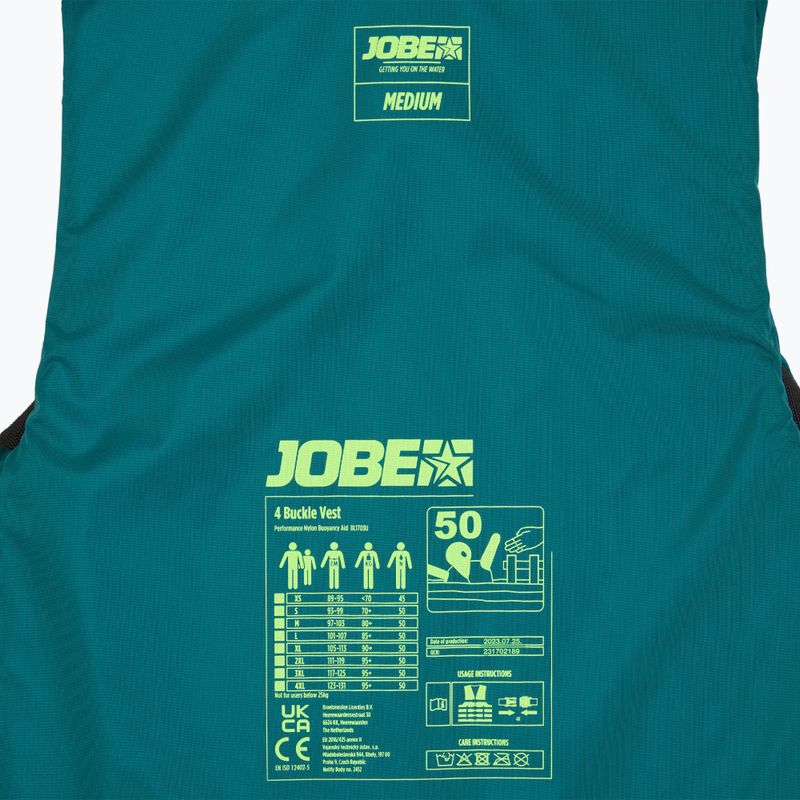 JOBE 4 Buckle teáskék biztonsági mellény 5
