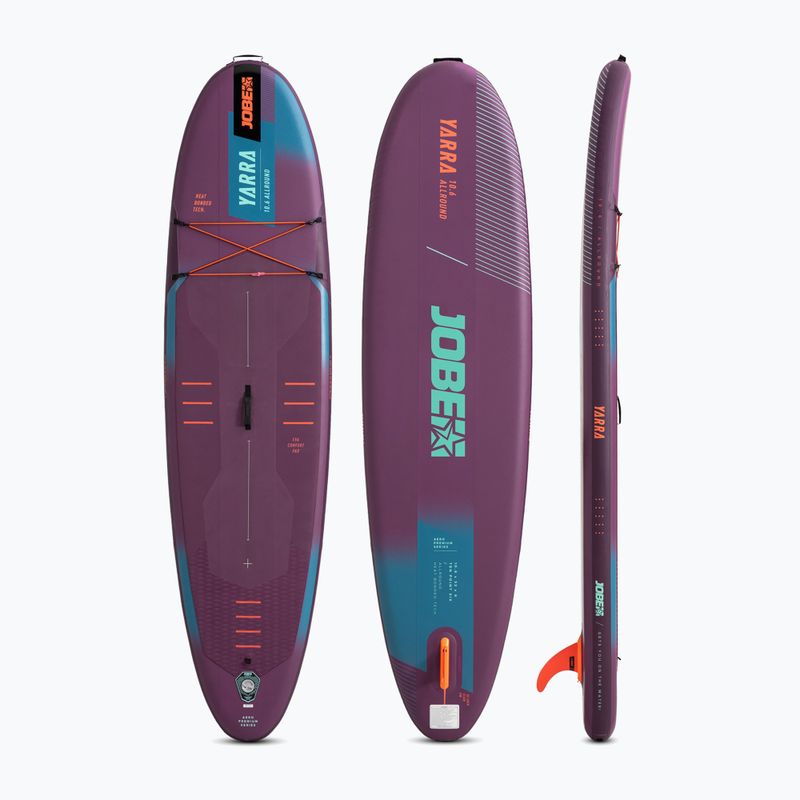 JOBE Aero Yarra SUP Board csomag 10'6" naplemente lila 2