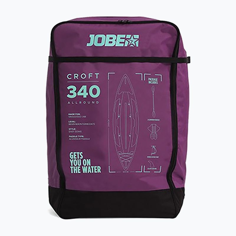 JOBE Croft felfújható 2 személyes kajak csomag 340 cm naplemente lila 11