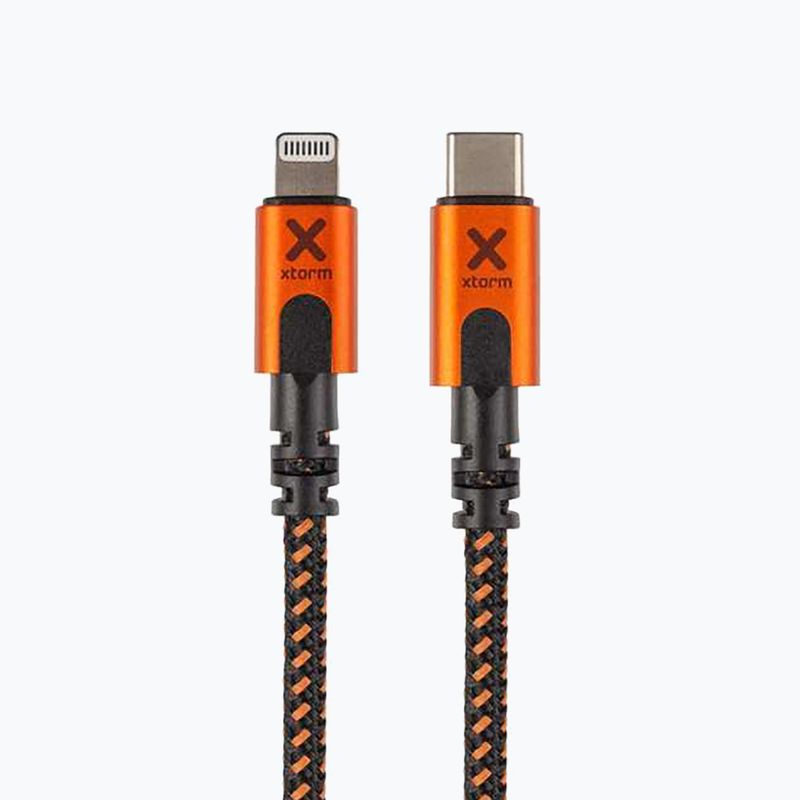 Xtorm Xtreme USB-C Lightning kábel 1.5m narancssárga színben 4