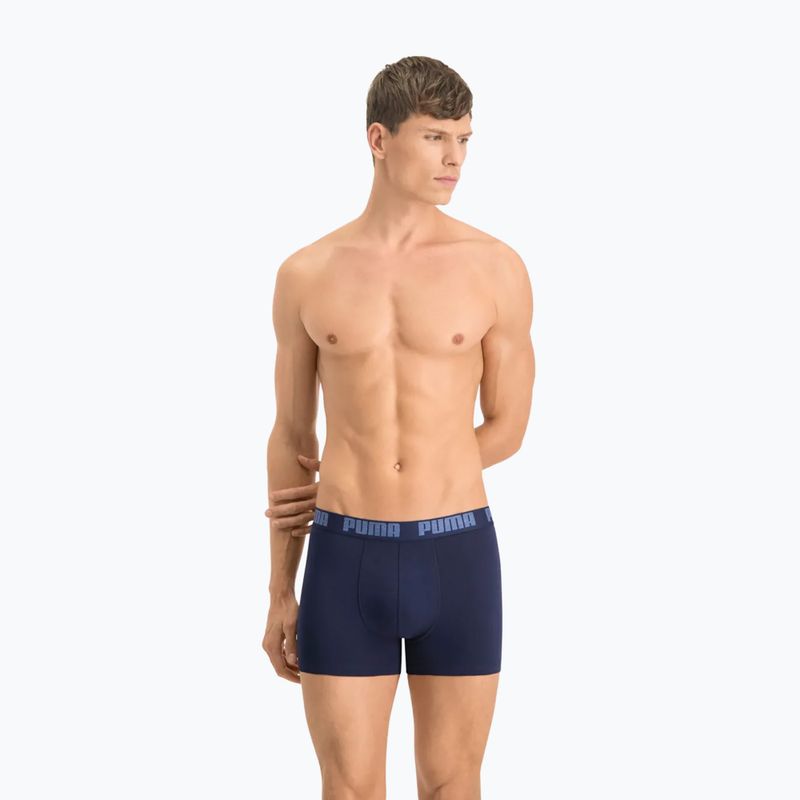 Férfi boxeralsó PUMA Basic 2 db navy 5