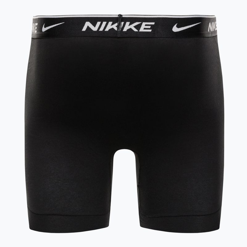 Férfi Nike Everyday Cotton Stretch Boxer Brief 3Pk MP1 fekete 3