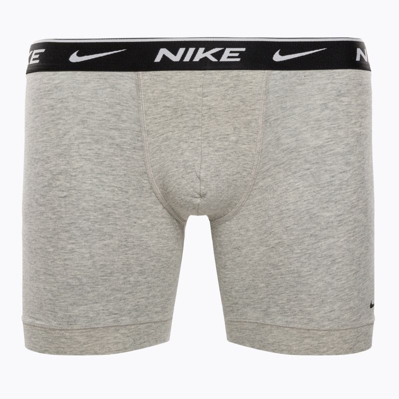 Férfi Nike Everyday Cotton Stretch Boxer Brief 3Pk MP1 fehér/szürke heather / fekete 5