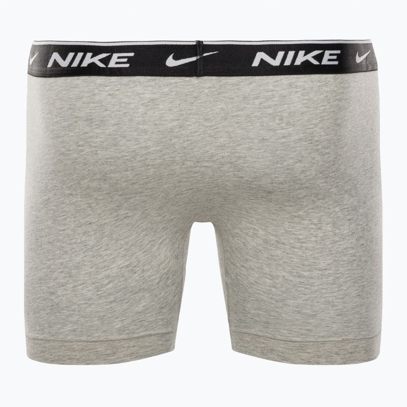 Férfi Nike Everyday Cotton Stretch Boxer Brief 3Pk MP1 fehér/szürke heather / fekete 6