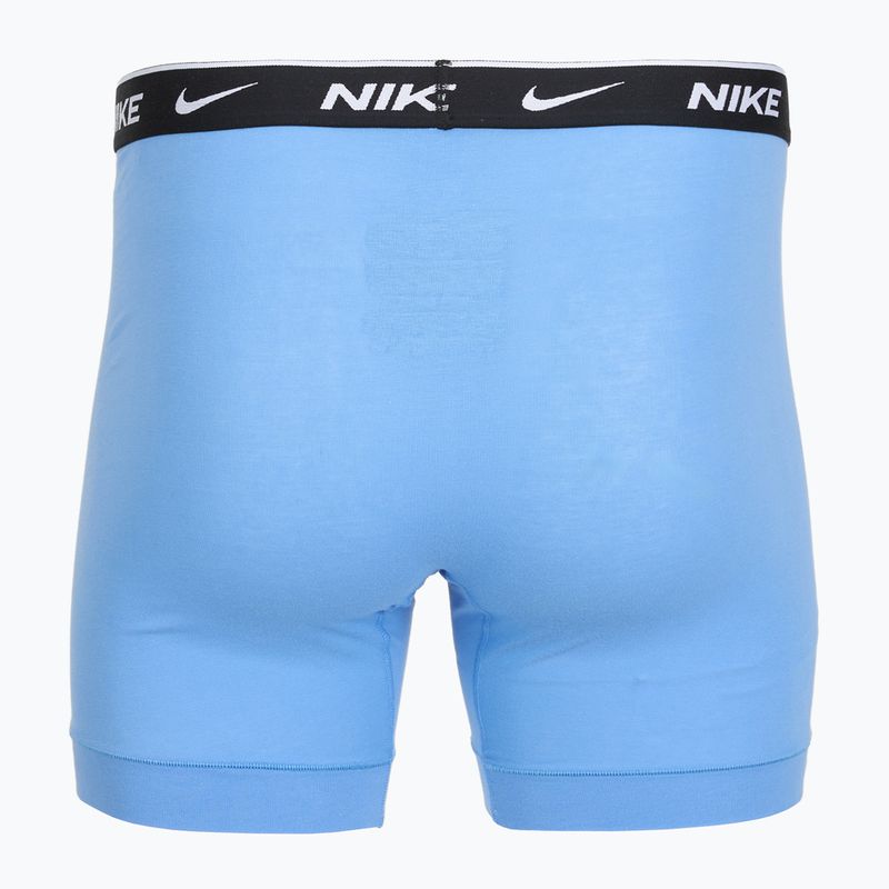 Férfi boxeralsók Nike Everyday Cotton Stretch 3 pairs swoosh print/grey/university blue 5