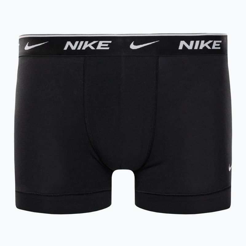 Férfi boxeralsó Nike Everyday Cotton Stretch Trunk 2Pk IEV fekete