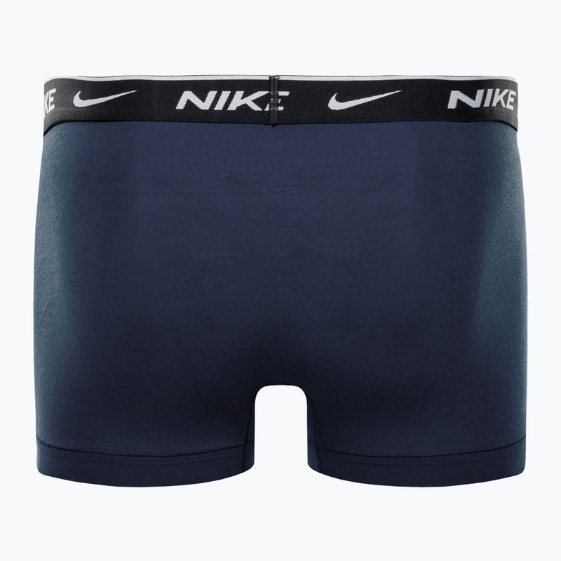 Férfi boxeralsó Nike Everyday Cotton Stretch Trunk 3Pk UB1 obszidián / játék királyi / fekete 6