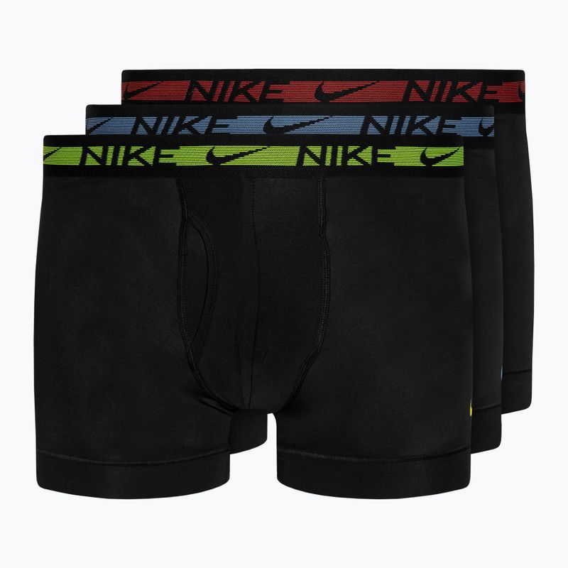 Férfi boxeralsó Nike Dri-FIT Ultra Stretch Micro Trunk 3 darab black/volt/blue/red