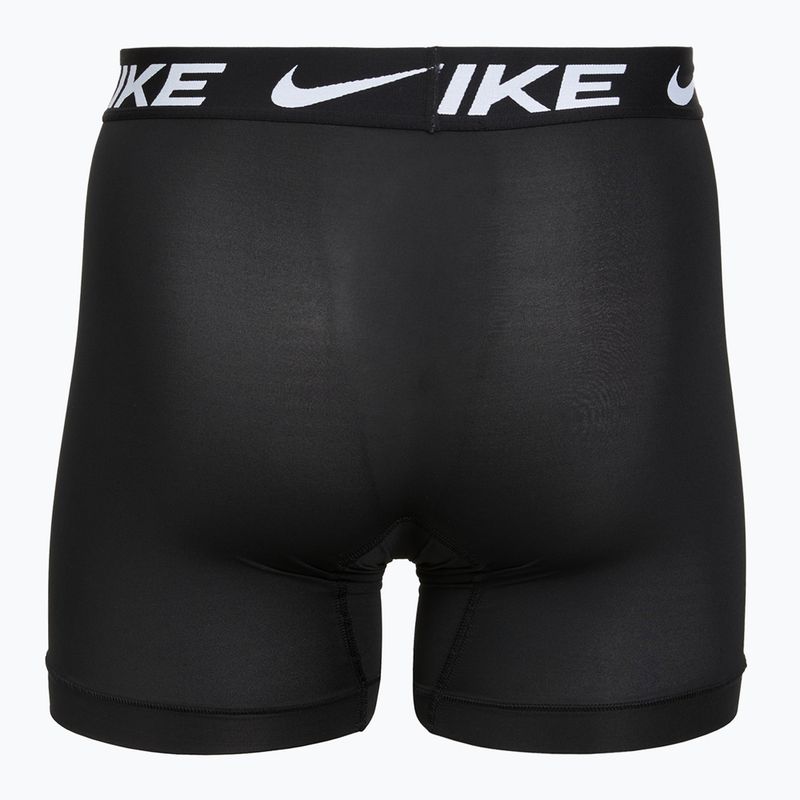 Férfi boxer nadrág Nike Boxer Brief Long Black / Black 2