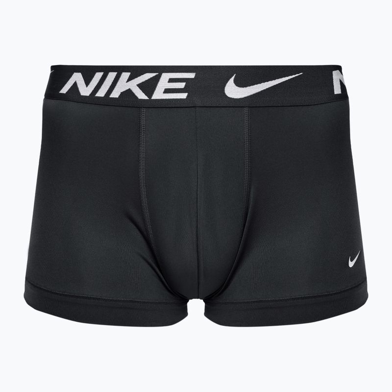 Nike Dri-Fit Essential férfi boxeralsó 3 pár nike logó nyomtatás/hideg szürke/fekete 2