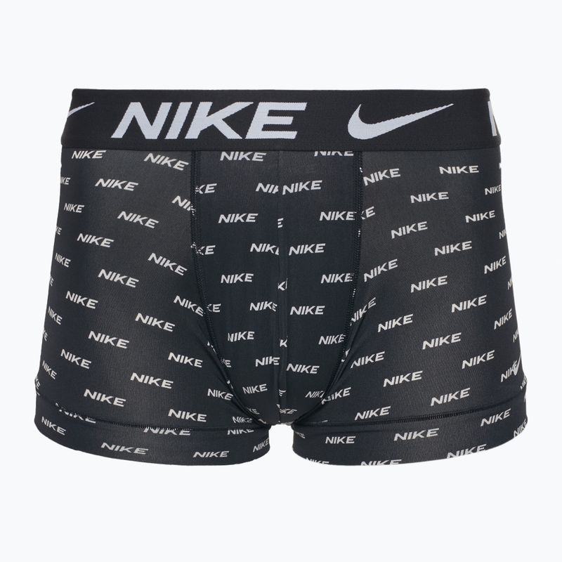 Nike Dri-Fit Essential férfi boxeralsó 3 pár nike logó nyomtatás/hideg szürke/fekete 4