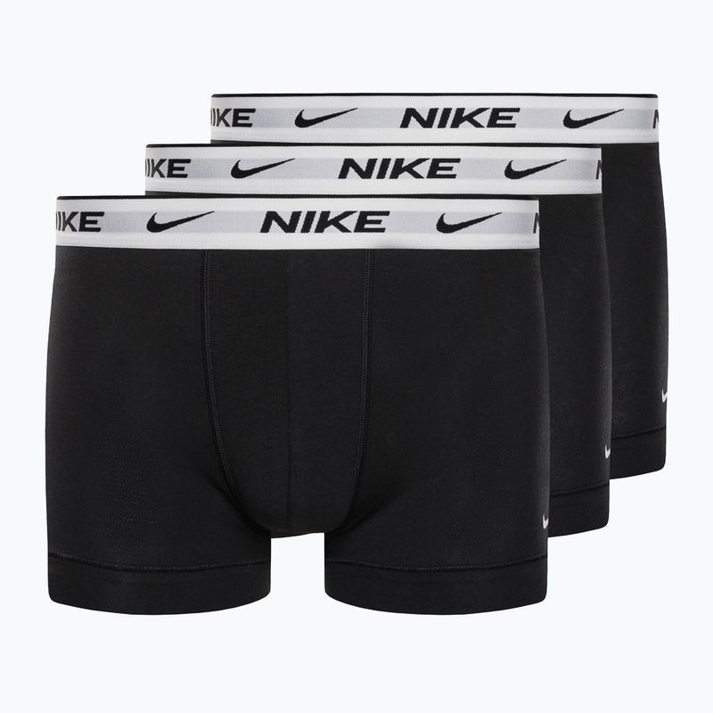 Férfi boxeralsó Nike Everyday Cotton Stretch Trunk 3Pk UB1 fekete/fehér wb