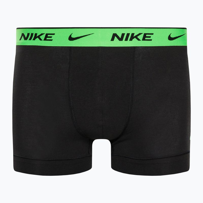 Férfi boxeralsó Nike Everyday Cotton Stretch Trunk 3Pk BAU geo block print/hűvös szürke/fekete 8