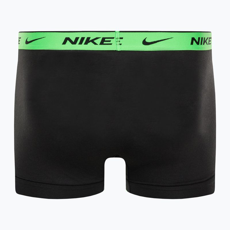 Férfi boxeralsó Nike Everyday Cotton Stretch Trunk 3Pk BAU geo block print/hűvös szürke/fekete 9