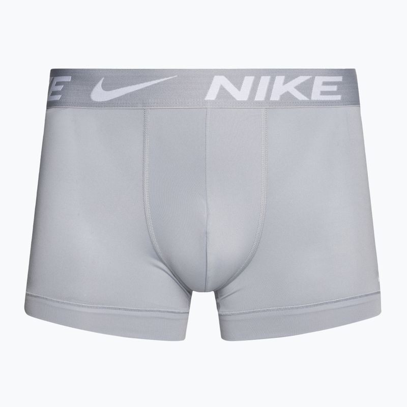 Nike Dri-Fit Essential Micro Trunk boxeralsó 3 db férfi boxeralsó grey/light/orange 2