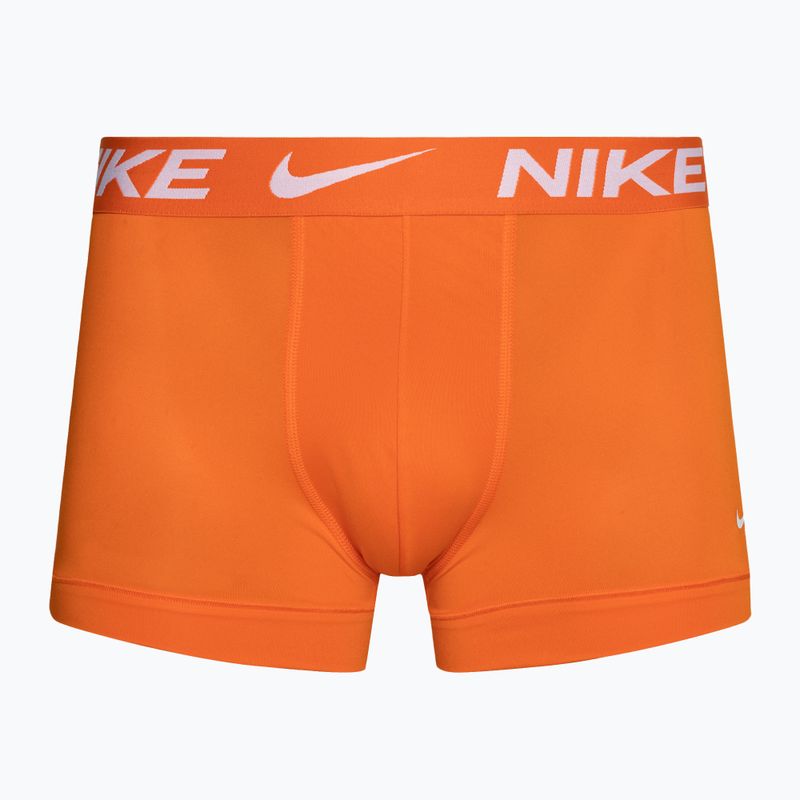 Nike Dri-Fit Essential Micro Trunk boxeralsó 3 db férfi boxeralsó grey/light/orange 4