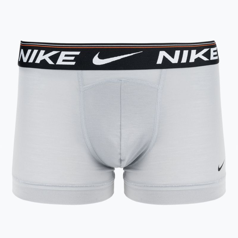 Nike Dri-FIT Ultra Comfort Trunk 3 db férfi boxeralsó grey/orange 2